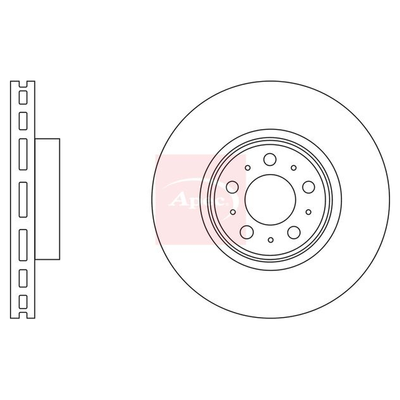 Apec Brake Disc DSK3261