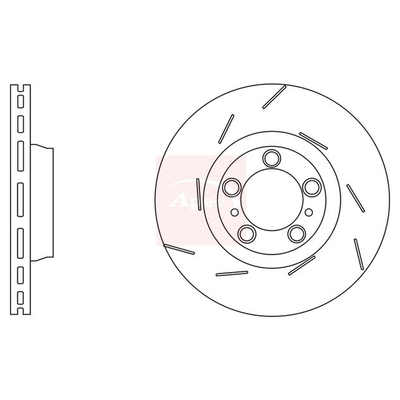 Apec Brake Disc DSK3264