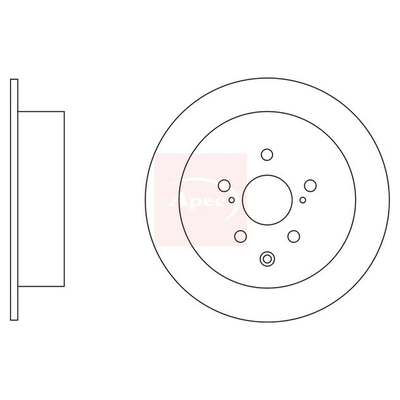 Apec Brake Disc DSK3271