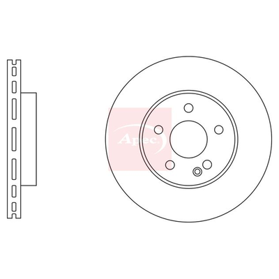 Apec Brake Disc DSK3272