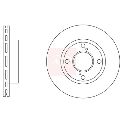 Apec Brake Disc DSK3289