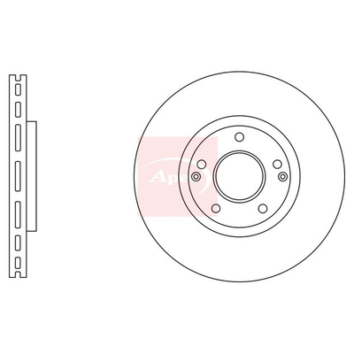Apec Brake Disc DSK3292