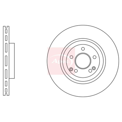 Apec Brake Disc DSK3295