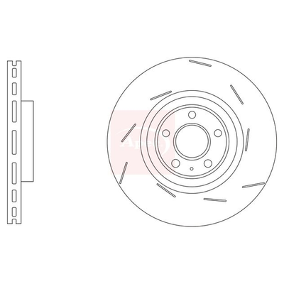 Apec Brake Disc DSK3302