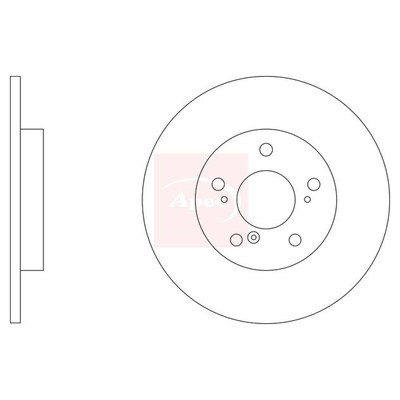 Apec Brake Disc DSK3316