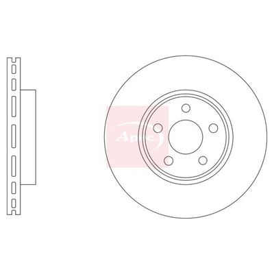 Apec Brake Disc DSK3317