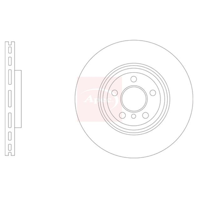 Apec Brake Disc DSK3324
