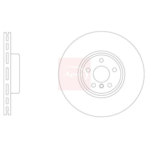 Apec Brake Disc DSK3325
