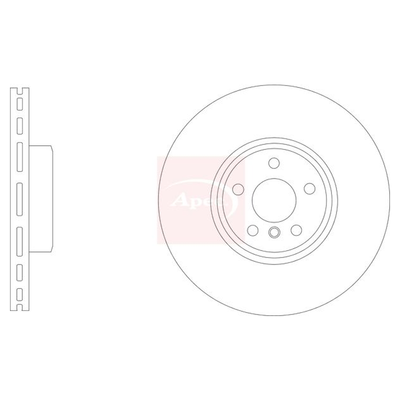 Apec Brake Disc DSK3325