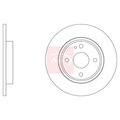 Apec Brake Disc DSK3327