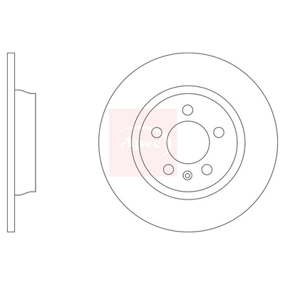 Apec Brake Disc DSK3340