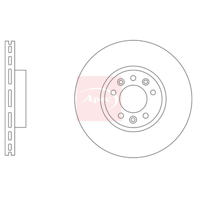 Apec Brake Disc DSK3341