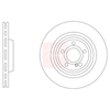 Apec Brake Disc DSK3342 thumbnail
