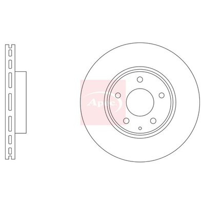 Apec Brake Disc DSK3365