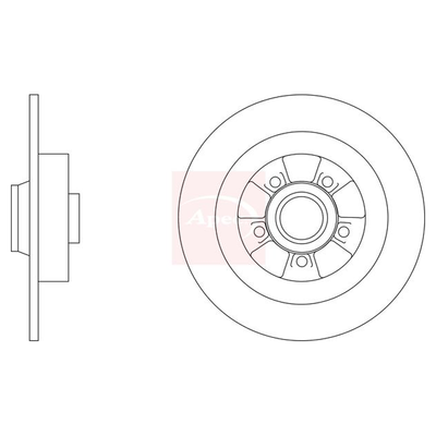 Apec Brake Disc DSK3368
