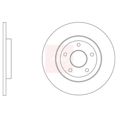 Apec Brake Disc DSK3375