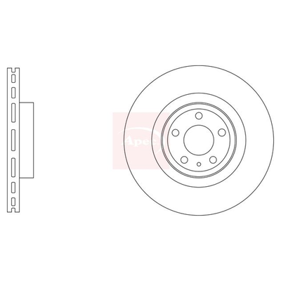 Apec Brake Disc DSK3376
