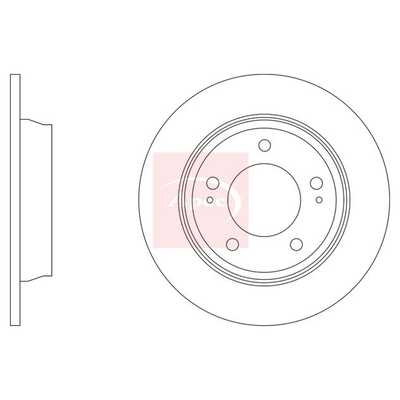 Apec Brake Disc DSK3381