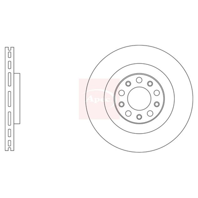 Apec Brake Disc DSK3386