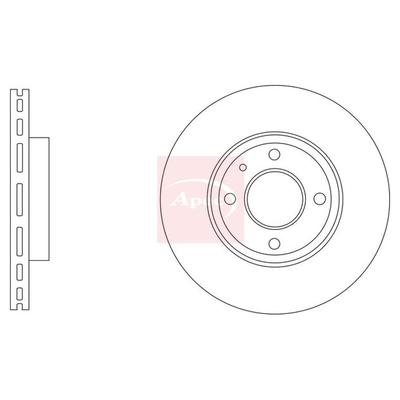 Apec Brake Disc DSK3391