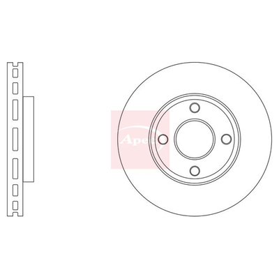 Apec Brake Disc DSK3392