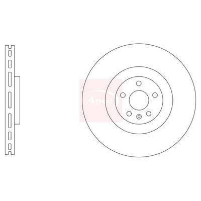 Apec Brake Disc DSK3394