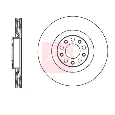 Apec Brake Disc DSK3395