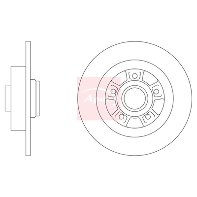 Apec Brake Disc DSK3397