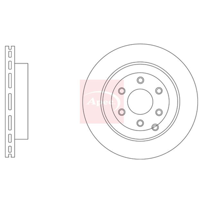 Apec Brake Disc DSK3423