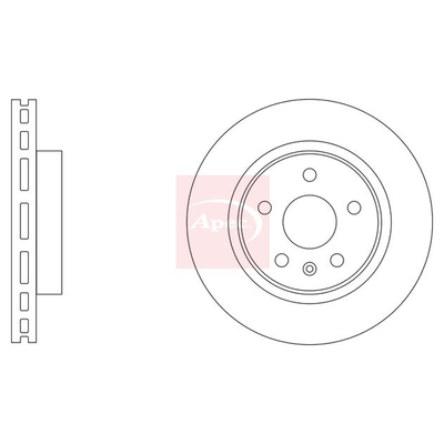 Apec Brake Disc DSK3428