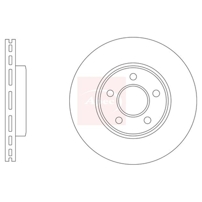 Apec Brake Disc DSK3429