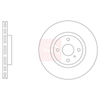 Apec Brake Disc DSK3430 thumbnail