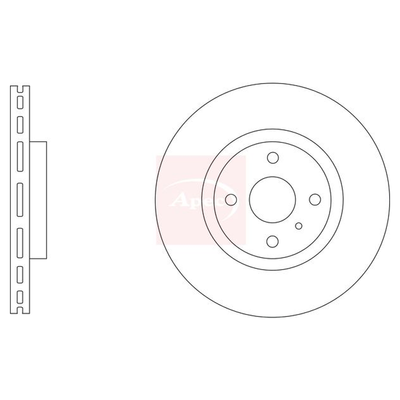 Apec Brake Disc DSK3430