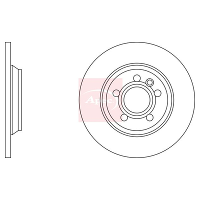 Apec Brake Disc DSK3434