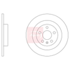 Apec Brake Disc DSK3435 thumbnail