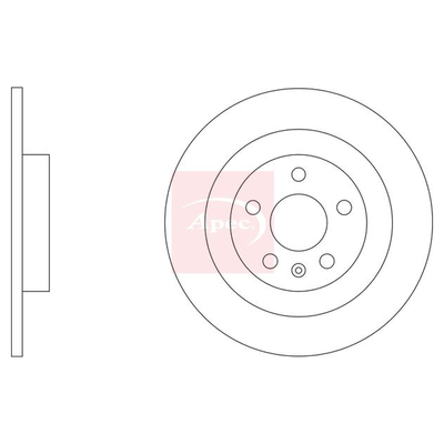 Apec Brake Disc DSK3435
