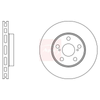 Apec Brake Disc DSK343 thumbnail