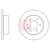 Apec Brake Disc DSK3441 thumbnail