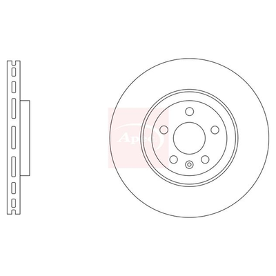 Apec Brake Disc DSK3442