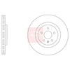 Apec Brake Disc DSK3445 thumbnail