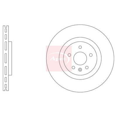 Apec Brake Disc DSK3445
