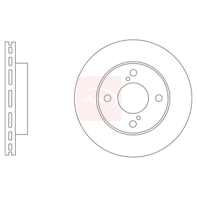 Apec Brake Disc DSK3448
