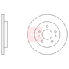 Apec Brake Disc DSK3454 thumbnail
