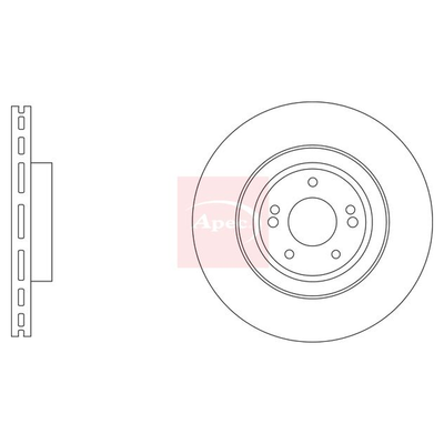 Apec Brake Disc DSK3455