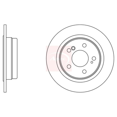 Apec Brake Disc DSK3460