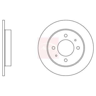 Apec Brake Disc DSK346