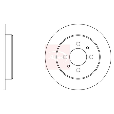 Apec Brake Disc DSK347