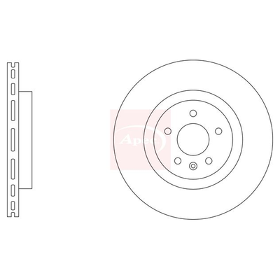 Apec Brake Disc DSK3487