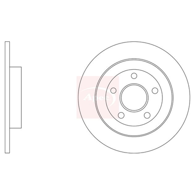 Apec Brake Disc DSK3491