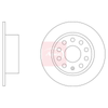 Apec Brake Disc DSK3495 thumbnail